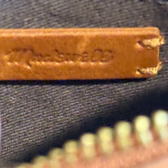 Madewell Leather Calf Hair Spotted Pouch Wallet Bittersweet #K4595 Boho Preppy - Picture 5 of 14